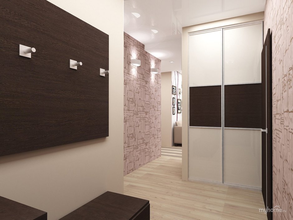 Прихожая в двухкомнатной квартире