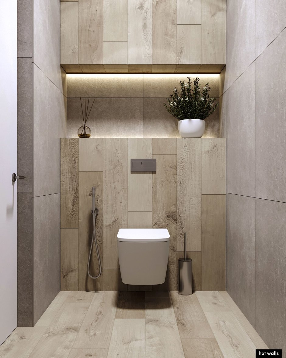 Деко туалета с инсталяцией