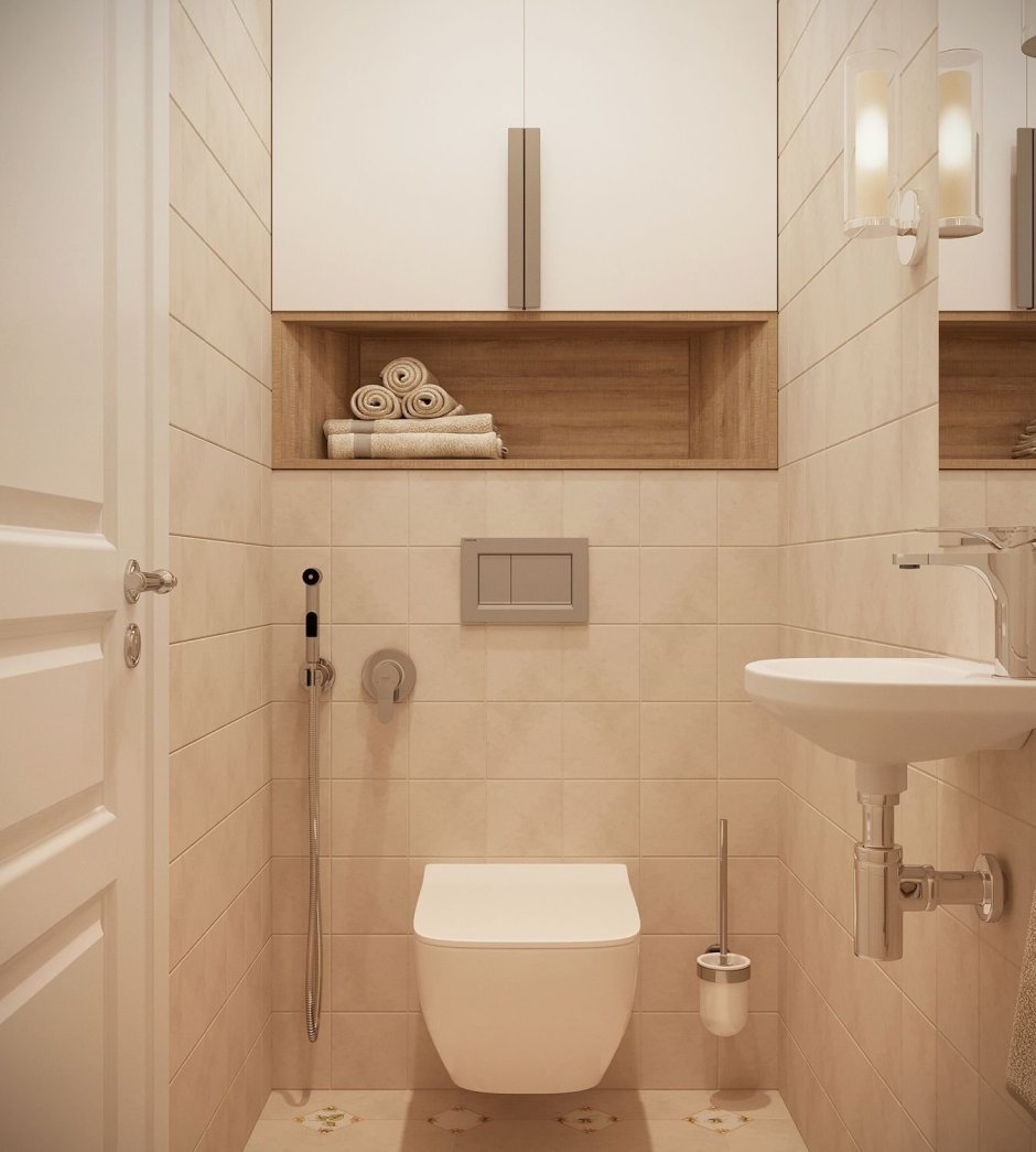 Шкафчик над инсталляцией