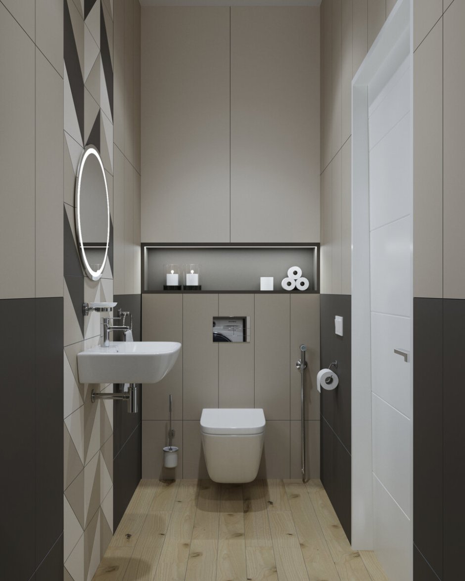 Шкаф над инсталляцией