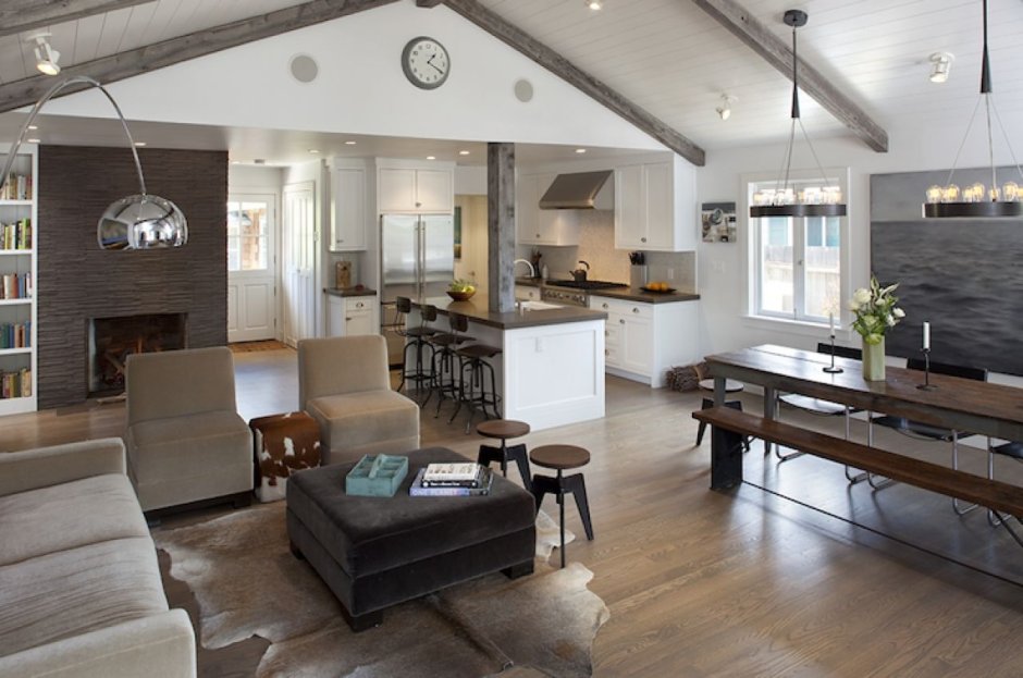 Интерьер коттеджа в скандинавском стиле