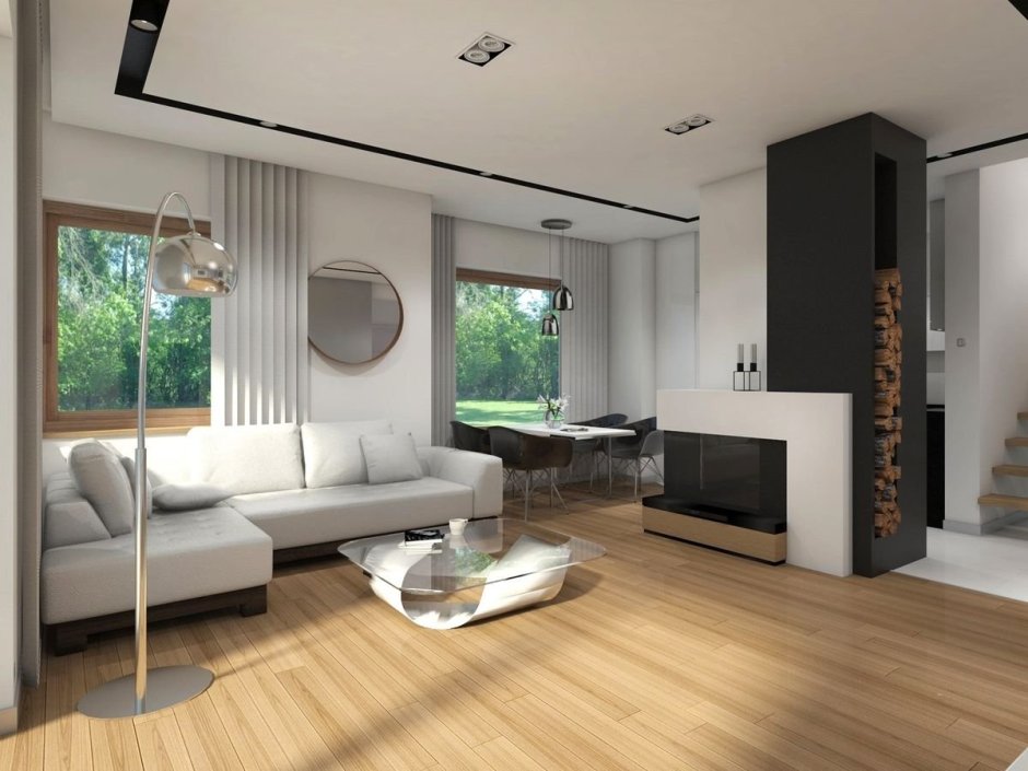 Интерьер одноэтажного дома