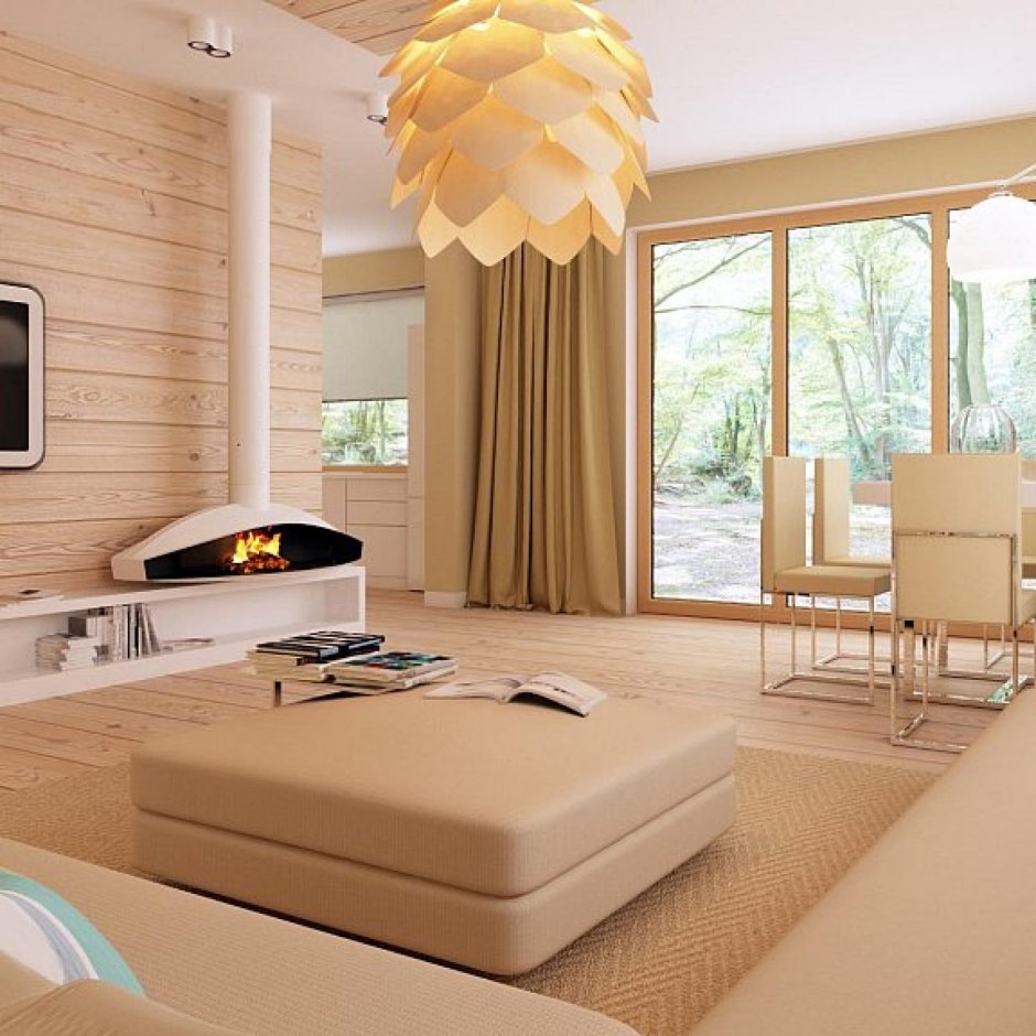 Интерьер одноэтажного дома