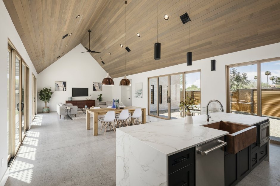 Интерьеры одноэтажных домов