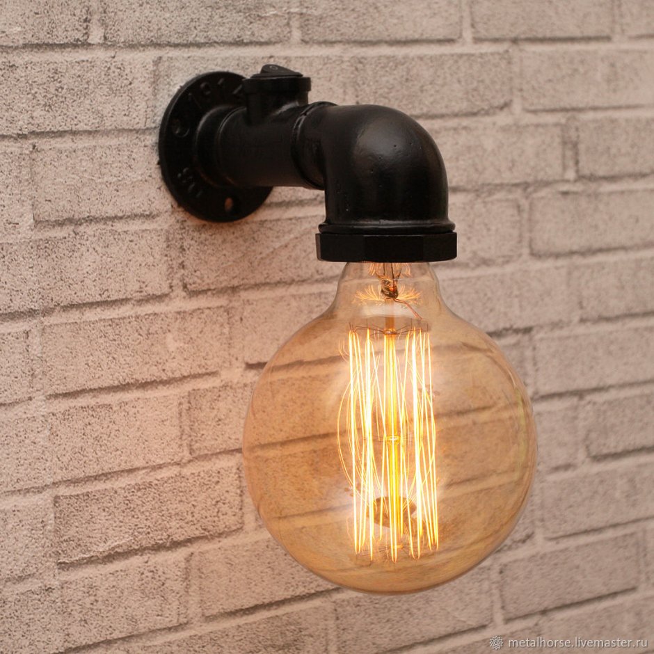 Настенный светильник (бра) в стиле лофт (Loft), Индастриал