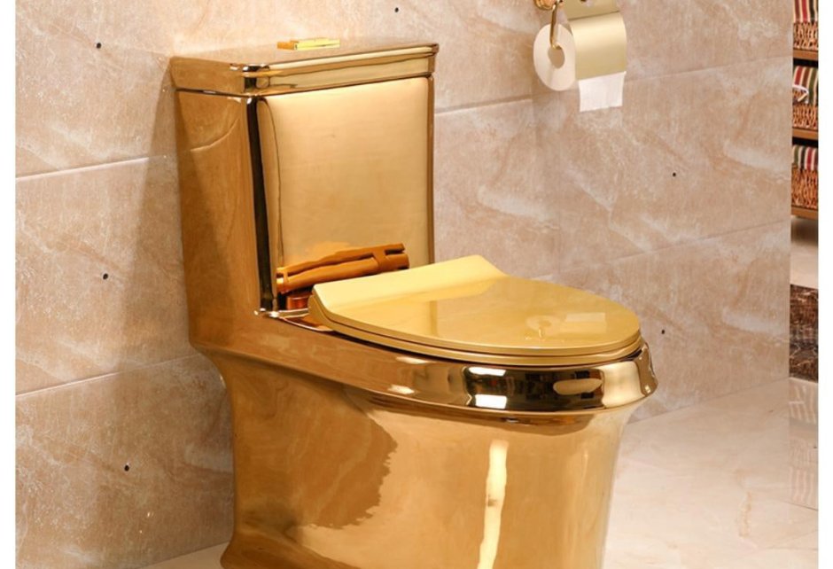 Унитаз под золото TS-8801