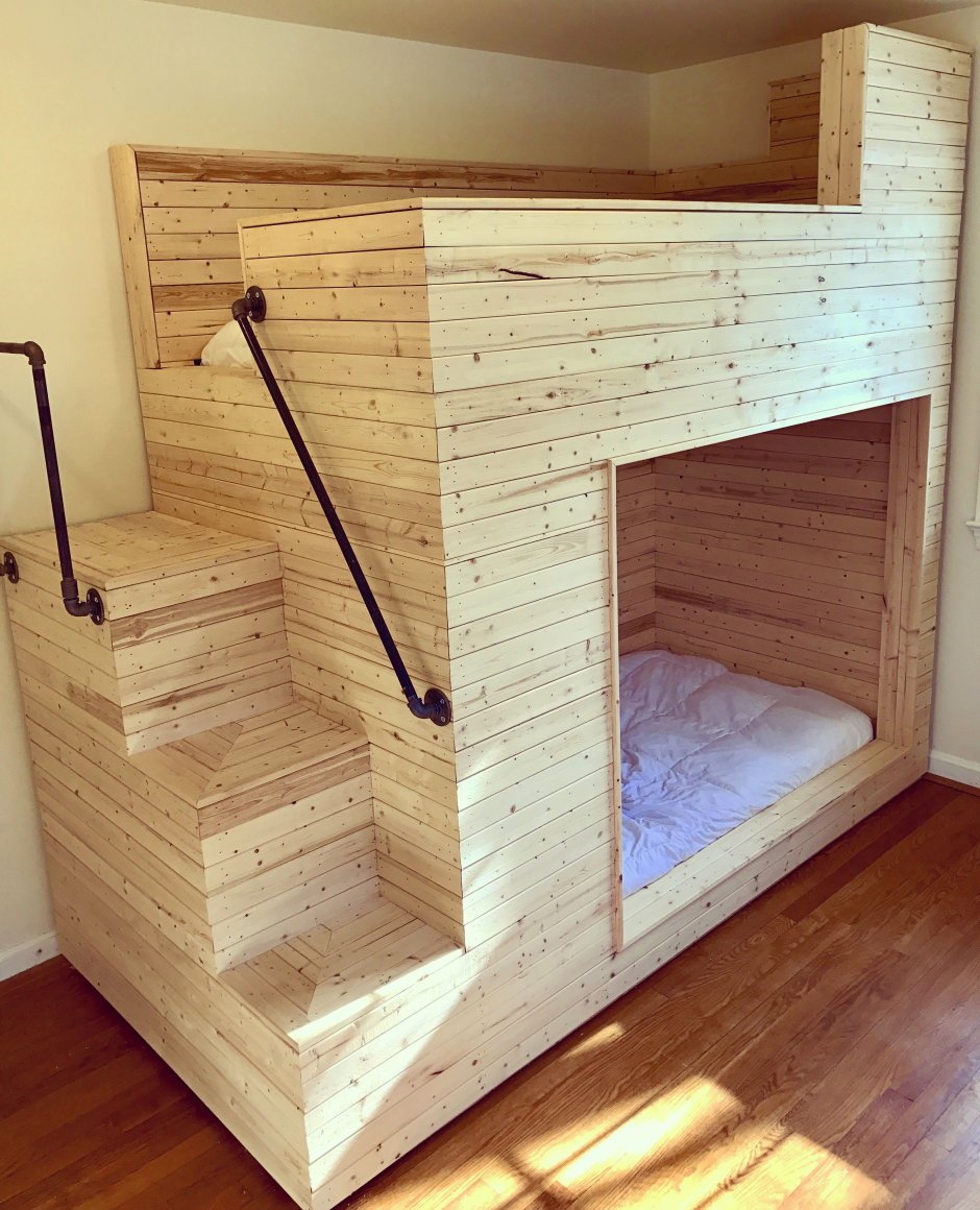 Кровать двухъярусная 90х200 массив Hoff