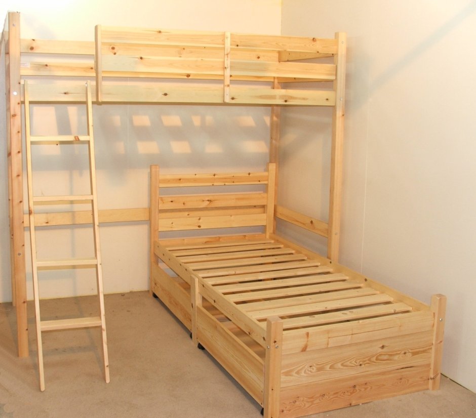 Кровать двухъярусная металлическая MW сб2