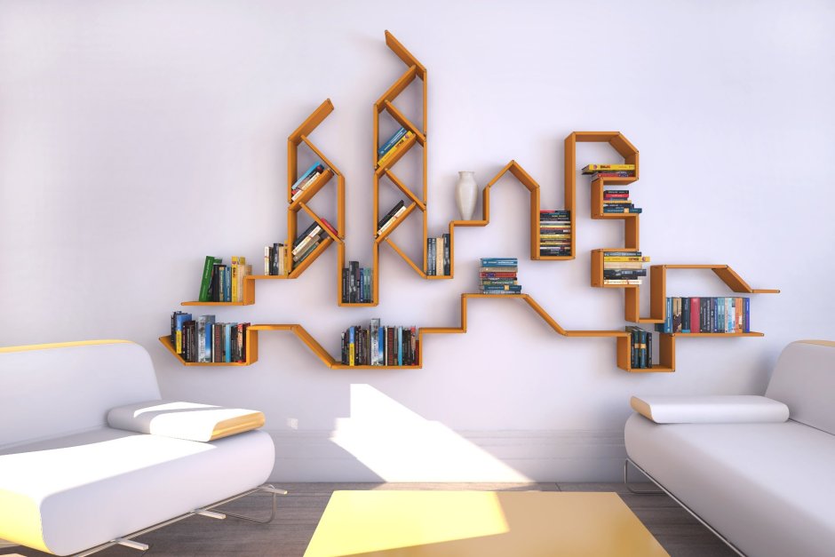 Абстрактные полки на стену