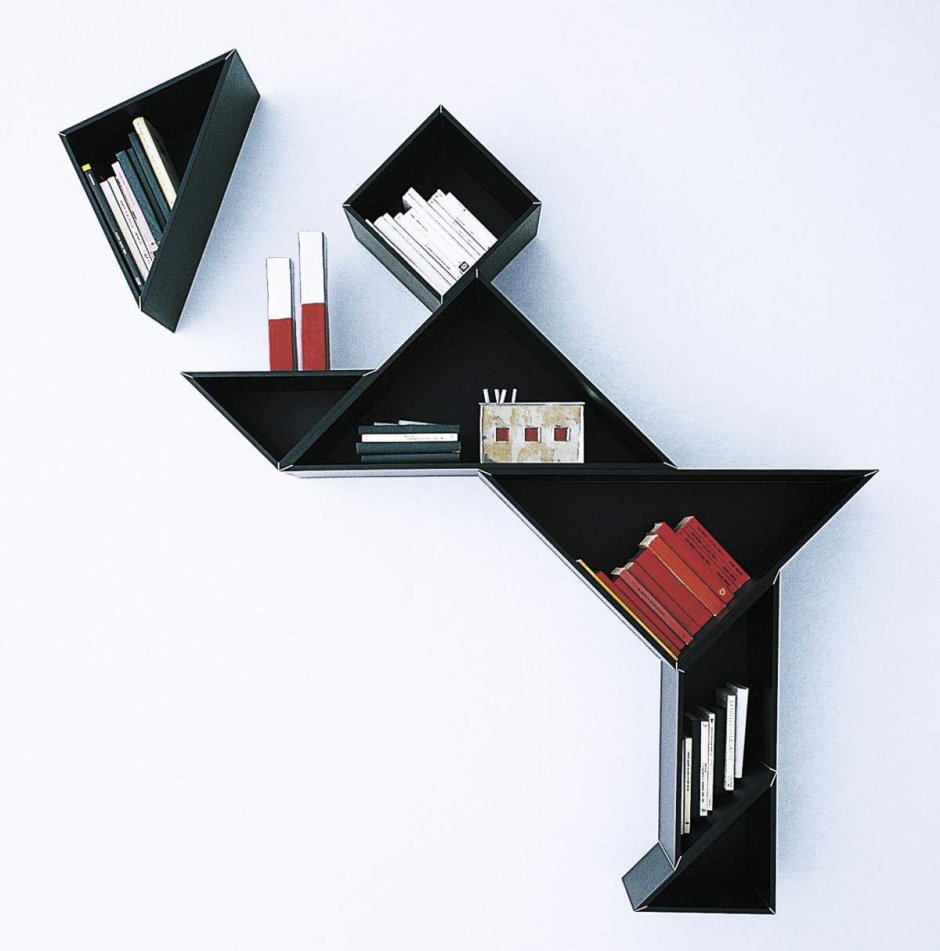 Необычные книжные стеллажи