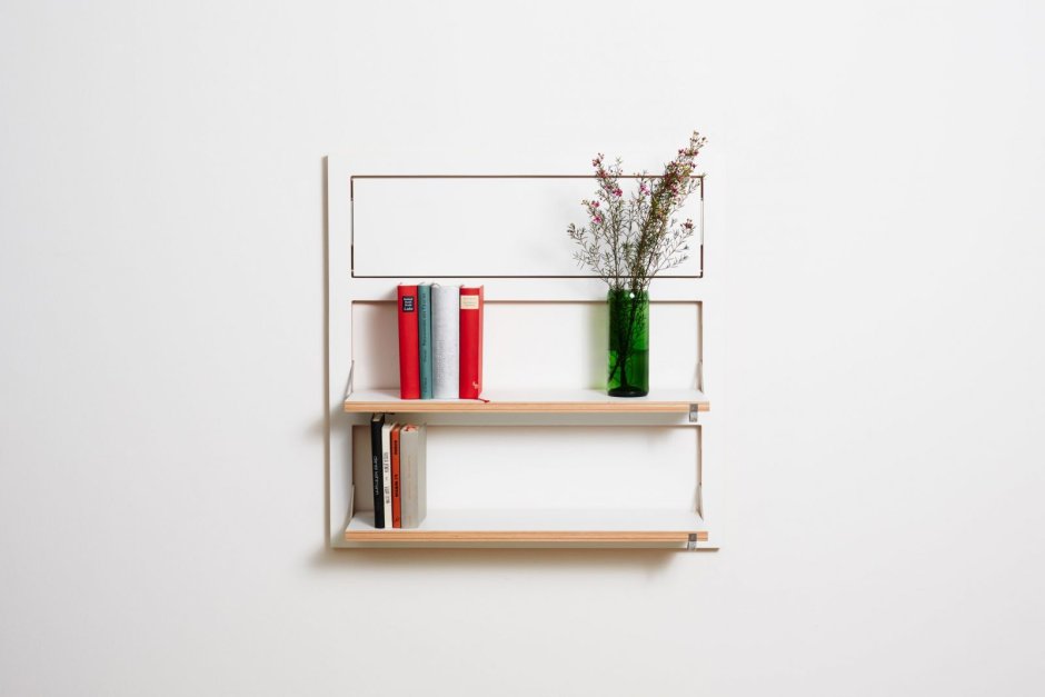 Креативные навесные полки для книг