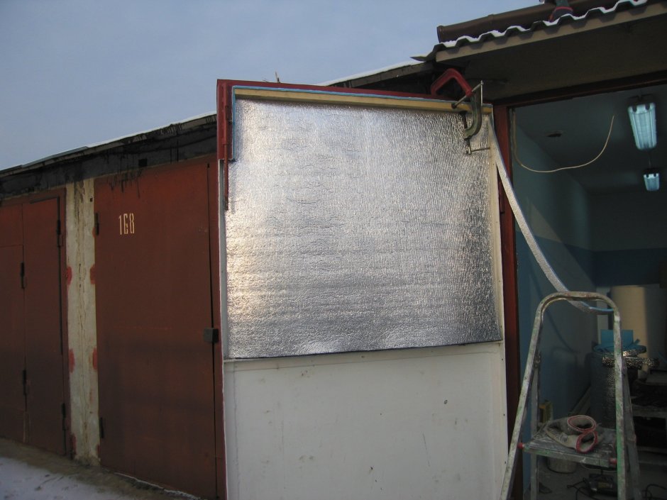 Фольгированная теплоизоляция для гаража