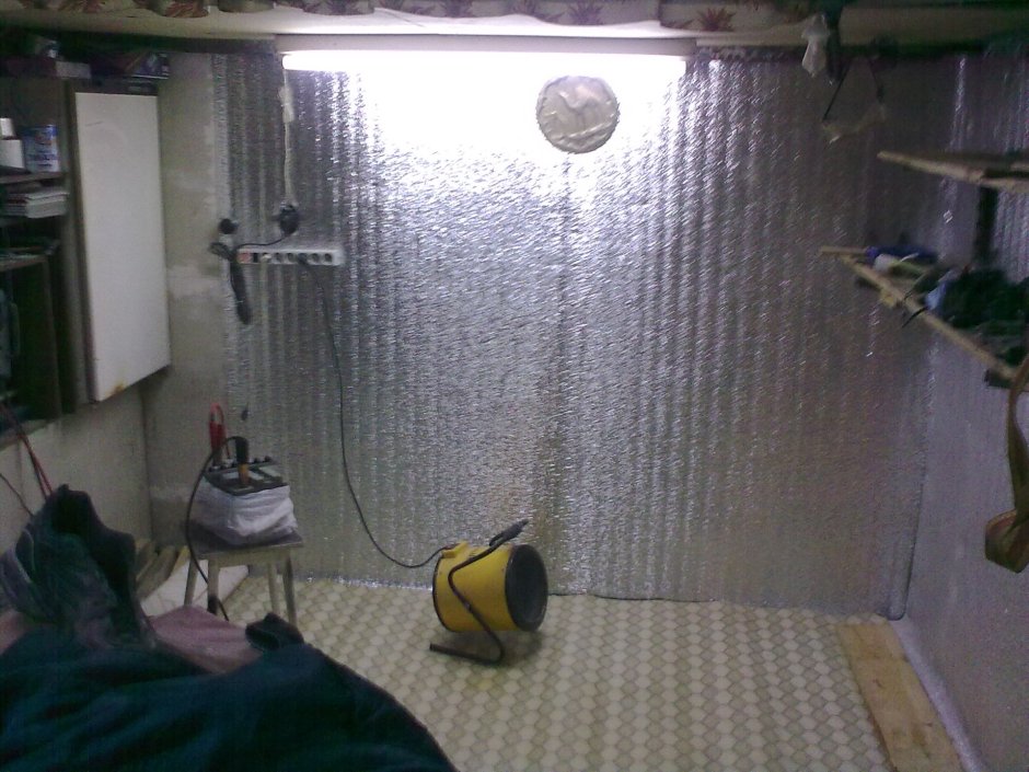 Теплоизоляция гаража кирпичного