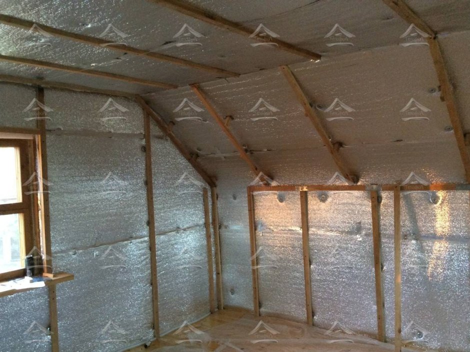 Пенофол фольгированный 50мм Rockwool