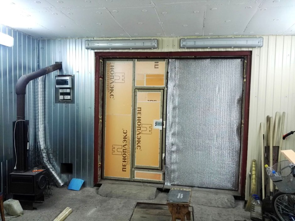 Гараж из пеноплекса