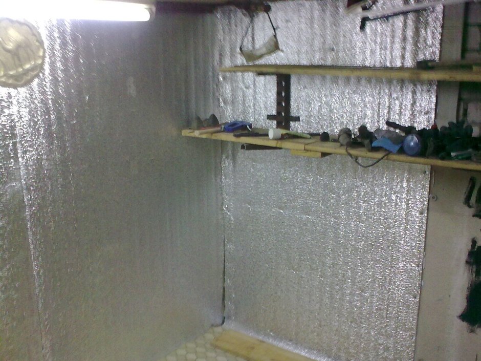 Утепление стен гаража изнутри