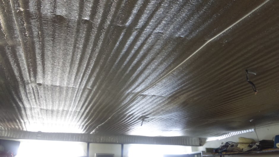 Теплоизоляция потолка в гараже