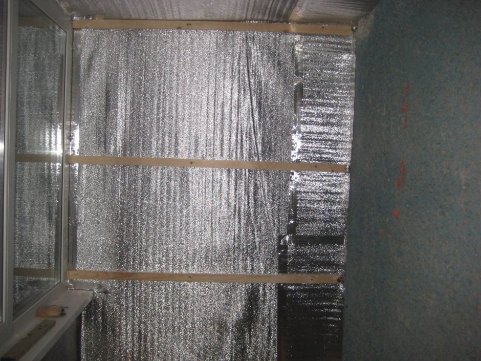 Пенофол фольгированный утепляем стены