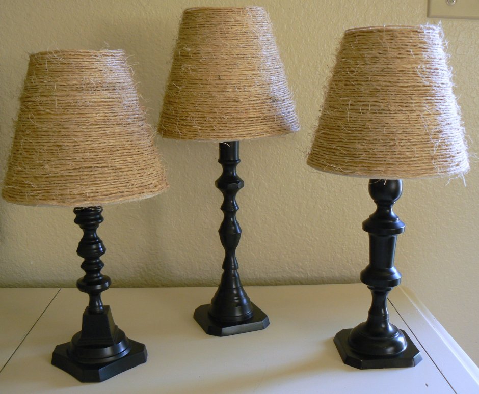 Винтажная настольная лампа