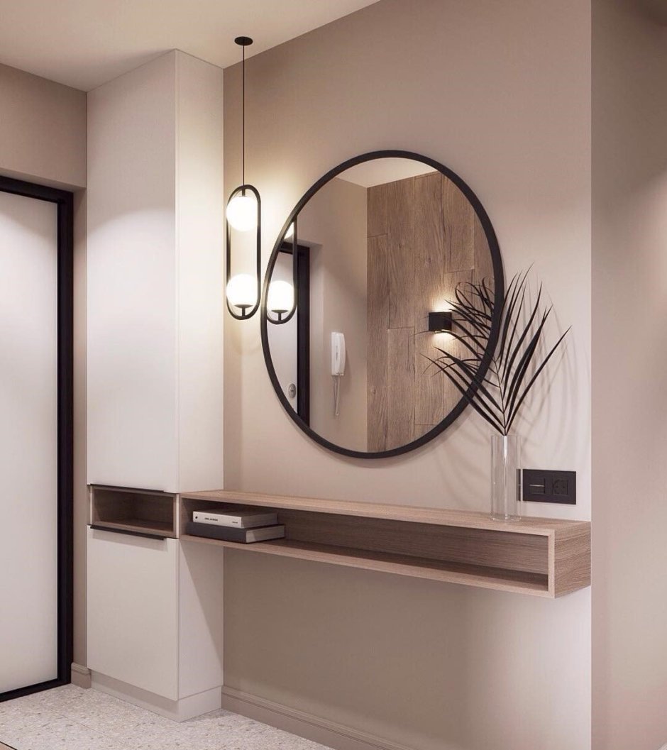 Два зеркала в прихожей дизайн