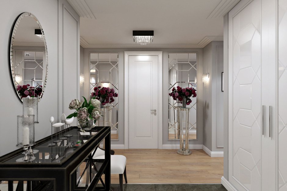 Гарда серебро зеркало фацет