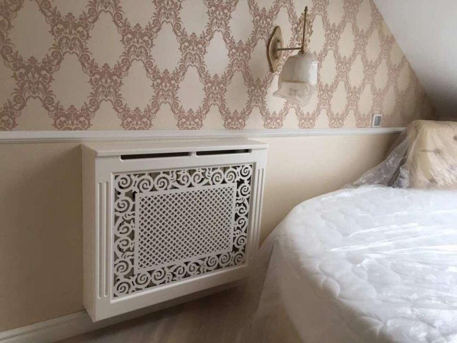 Экран на батарею отопления деревянный