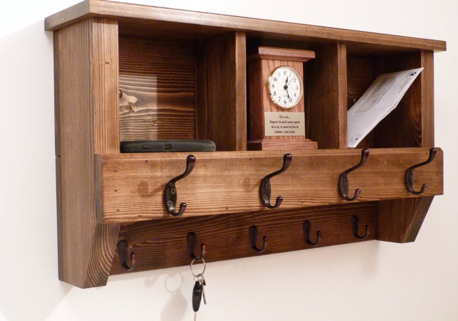 Полка ключница в прихожую