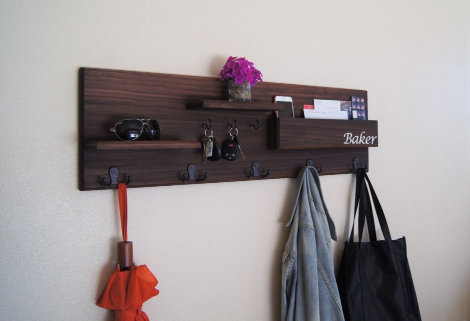 Полка "Wall Shelf-s (bas WL-001)" белая