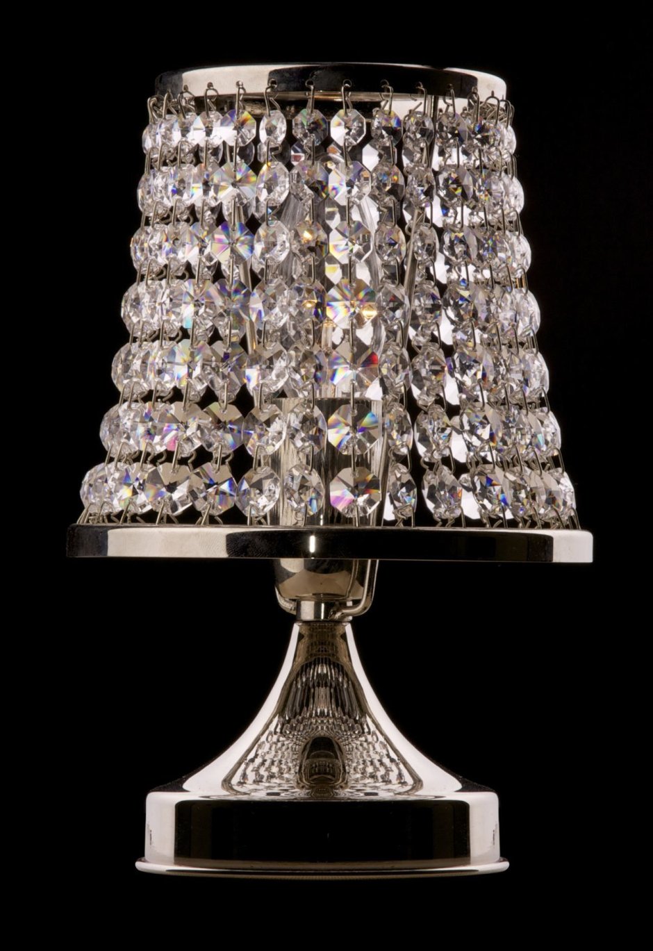 Хрустальная настольная лампа Прециоза бриллиант