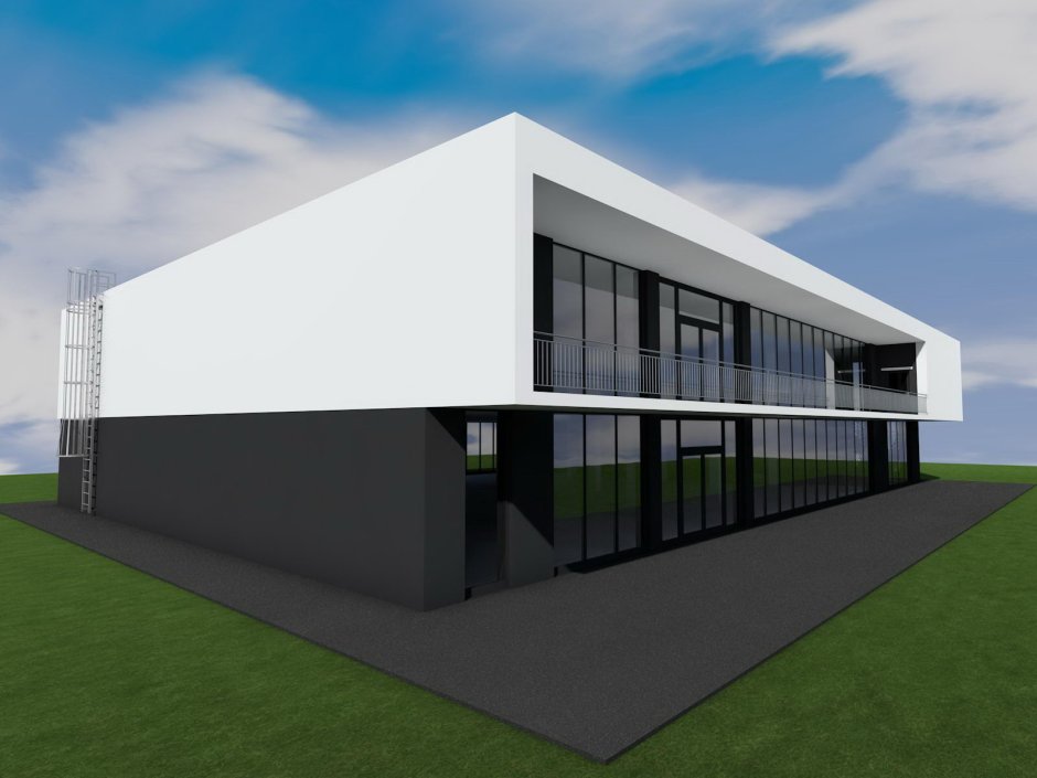 Двухэтажное офисное здание