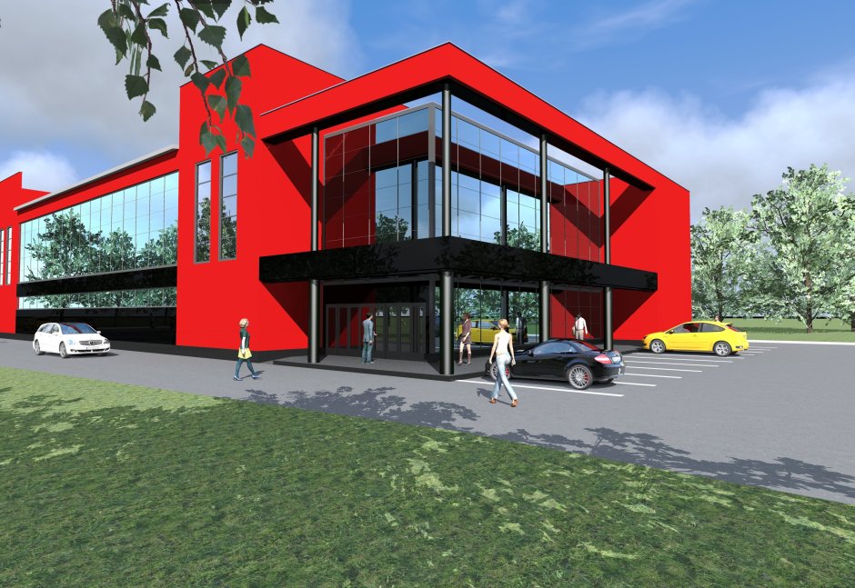 Фасад административного здания