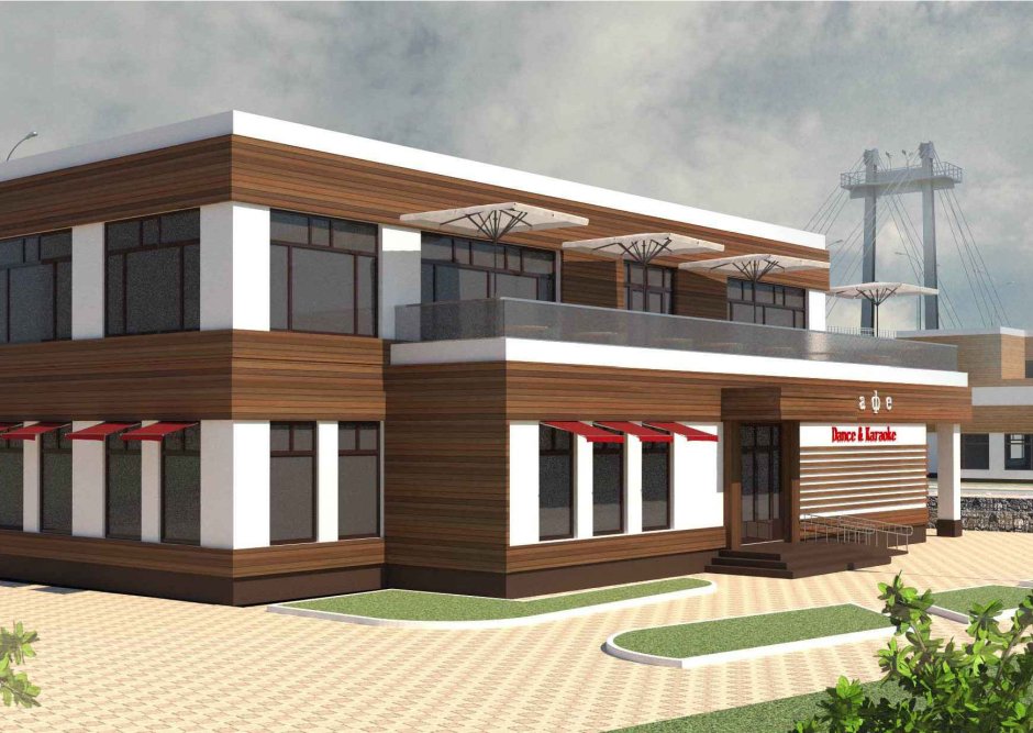 Проект двухэтажного магазина