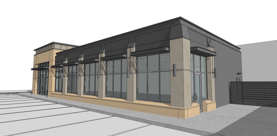 Фасад павильона