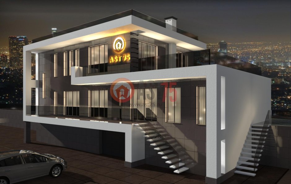 Двухэтажное офисное здание