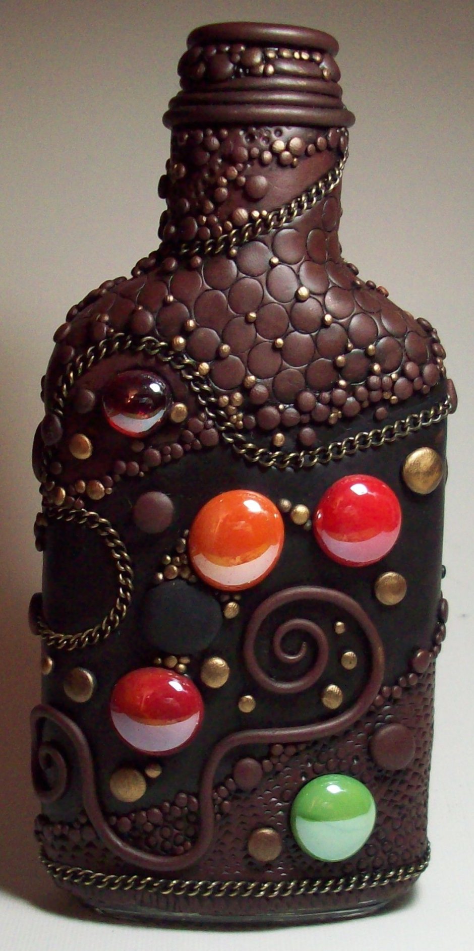 Бутылки из полимерной глины