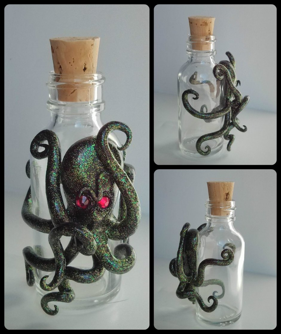 Осьминог в бутылке