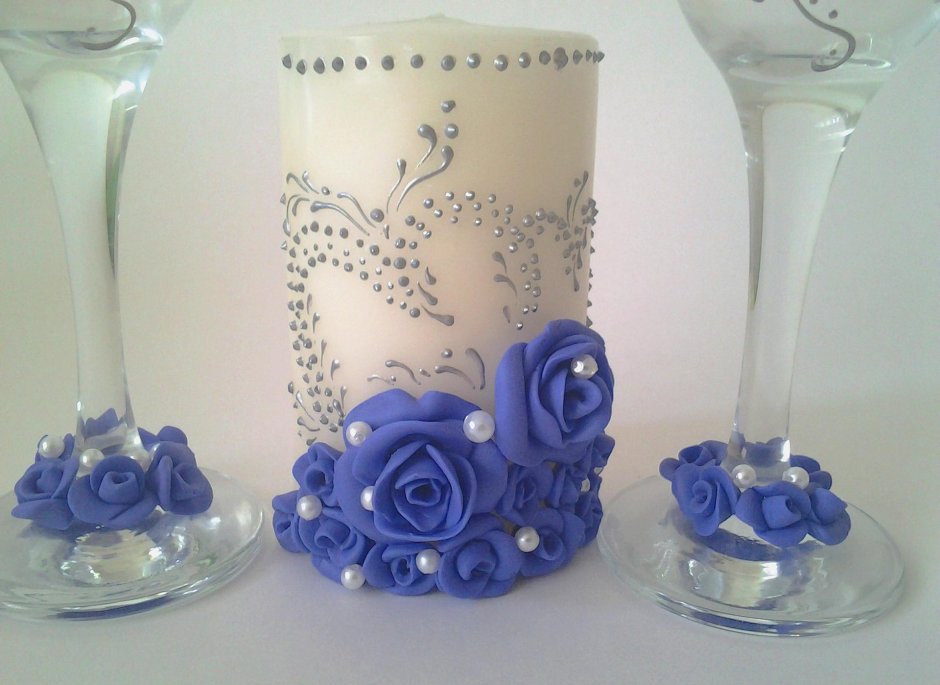 Декор кружек полимерной глиной с именем