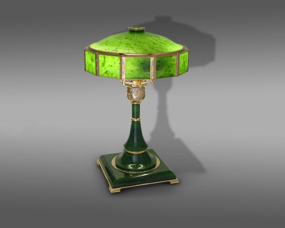 Лампа настольная зел.мрамор, арт. 6028