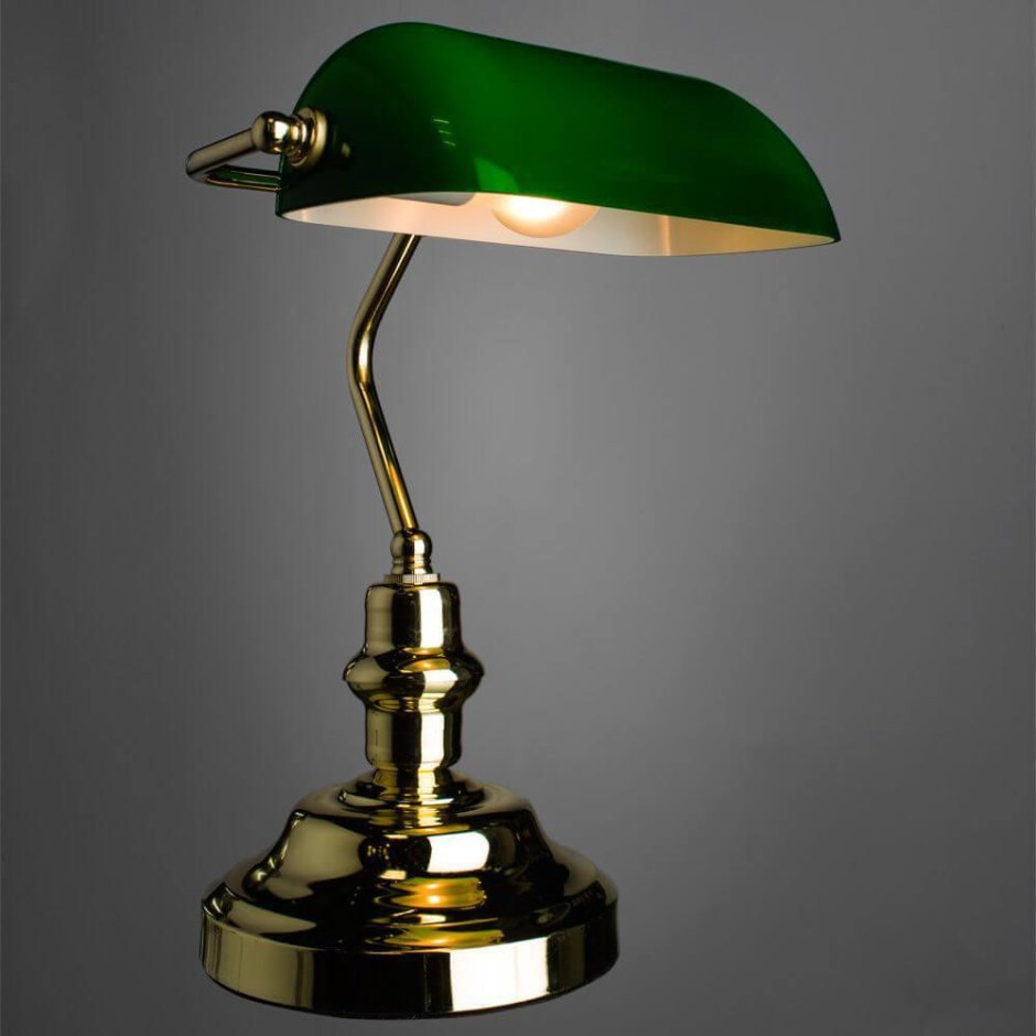 Настольная лампа Arte Lamp Banker a2491lt-1ss