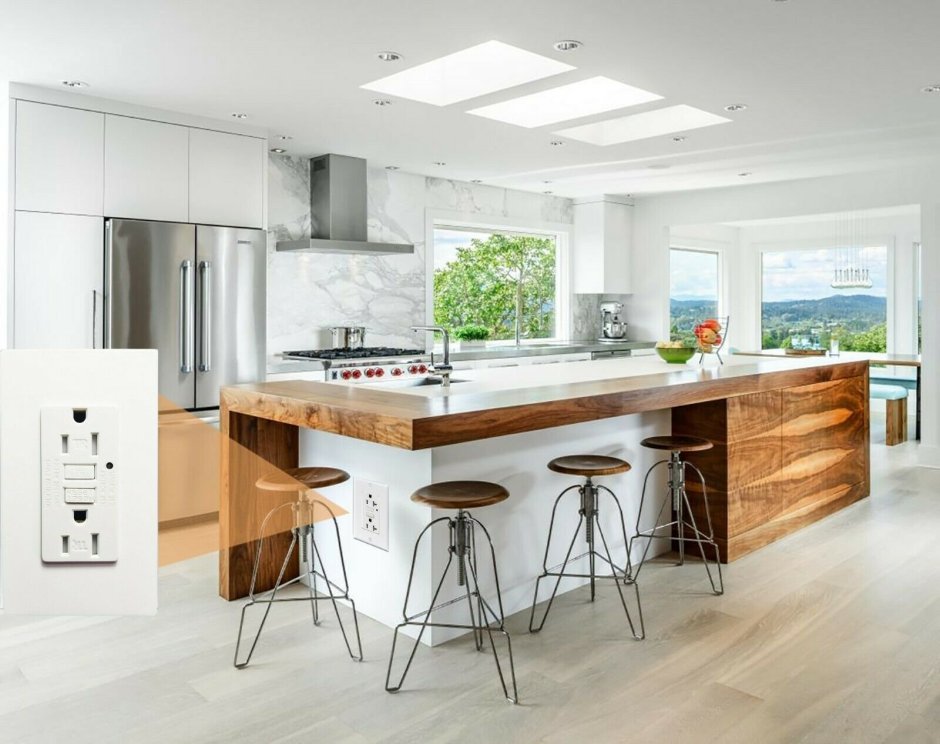 Кухонный гарнитур с островком