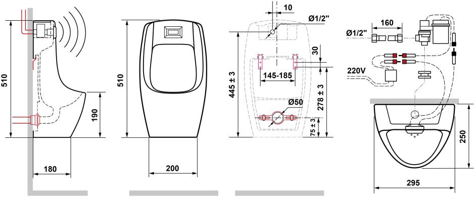 Писсуар Керамин Лаго