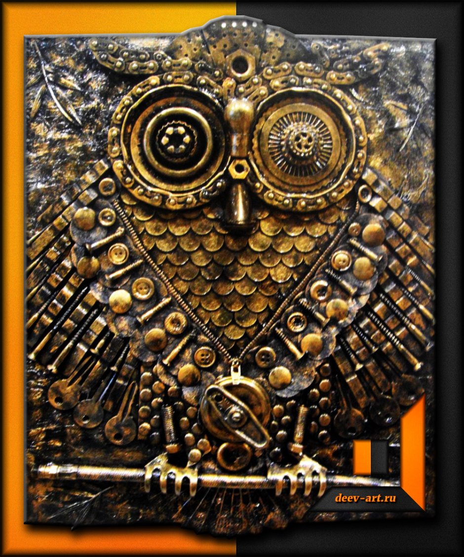 Панно в стиле стимпанк