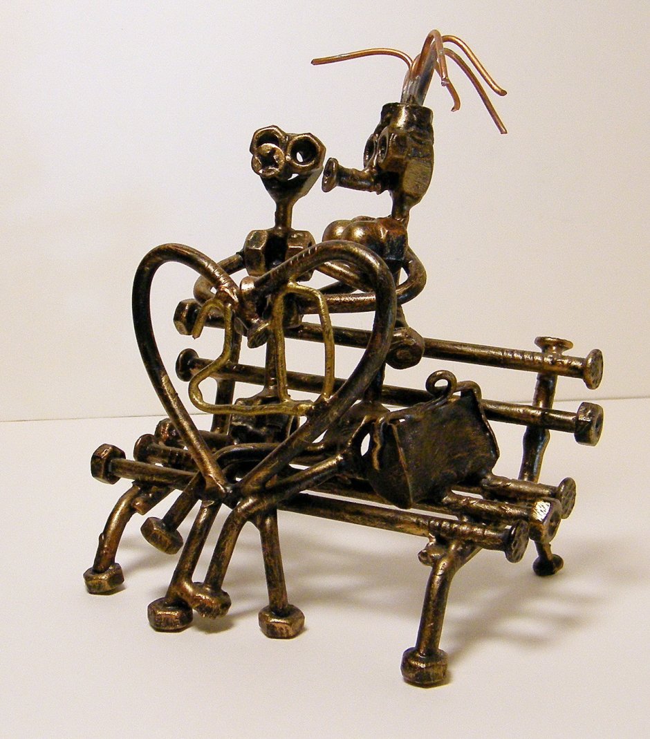 Фигурки из гаек