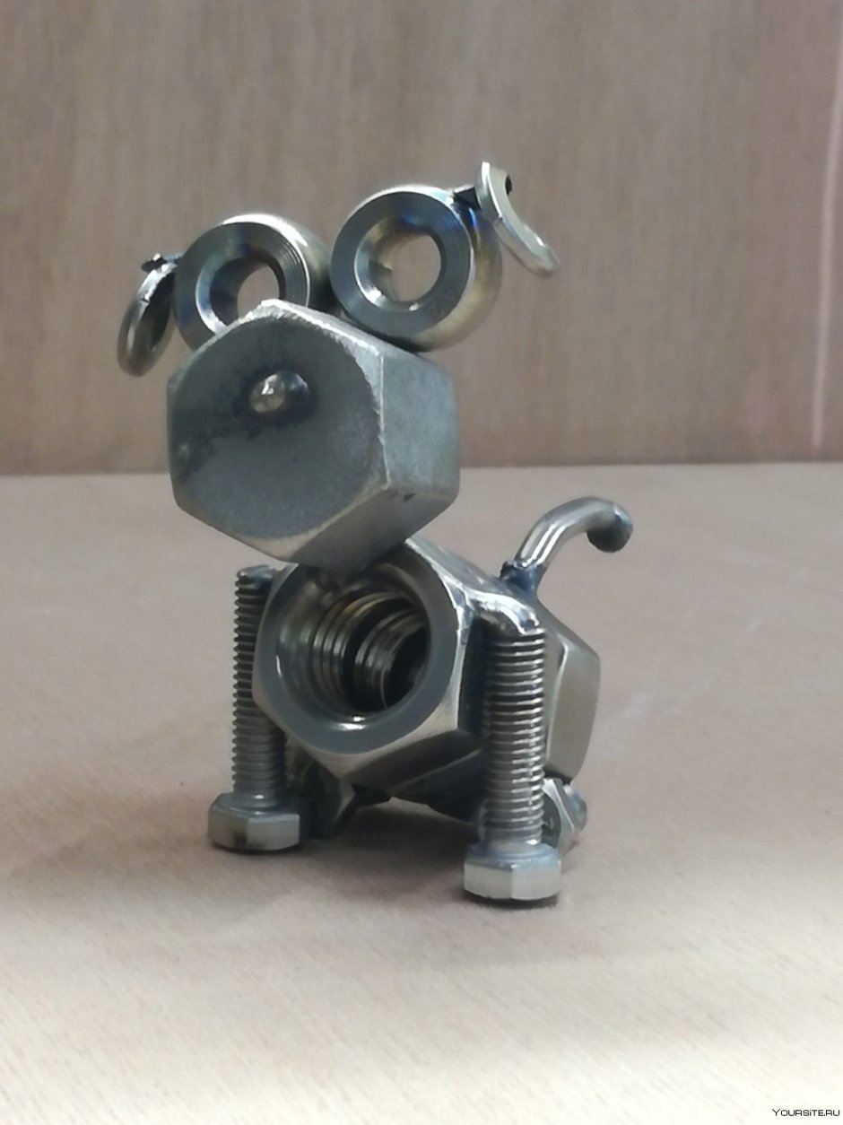 Сварные фигурки из болтов и гаек