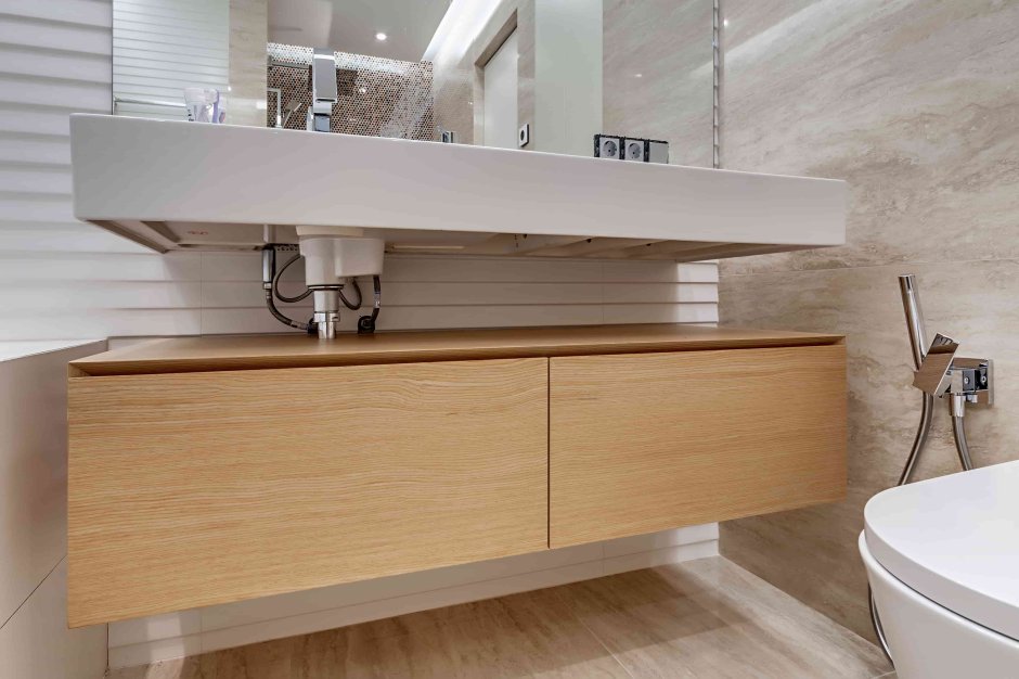 Тумба в ванную из фанеры