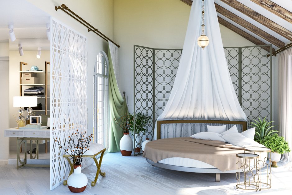 Мебель медового цвета в интерьере