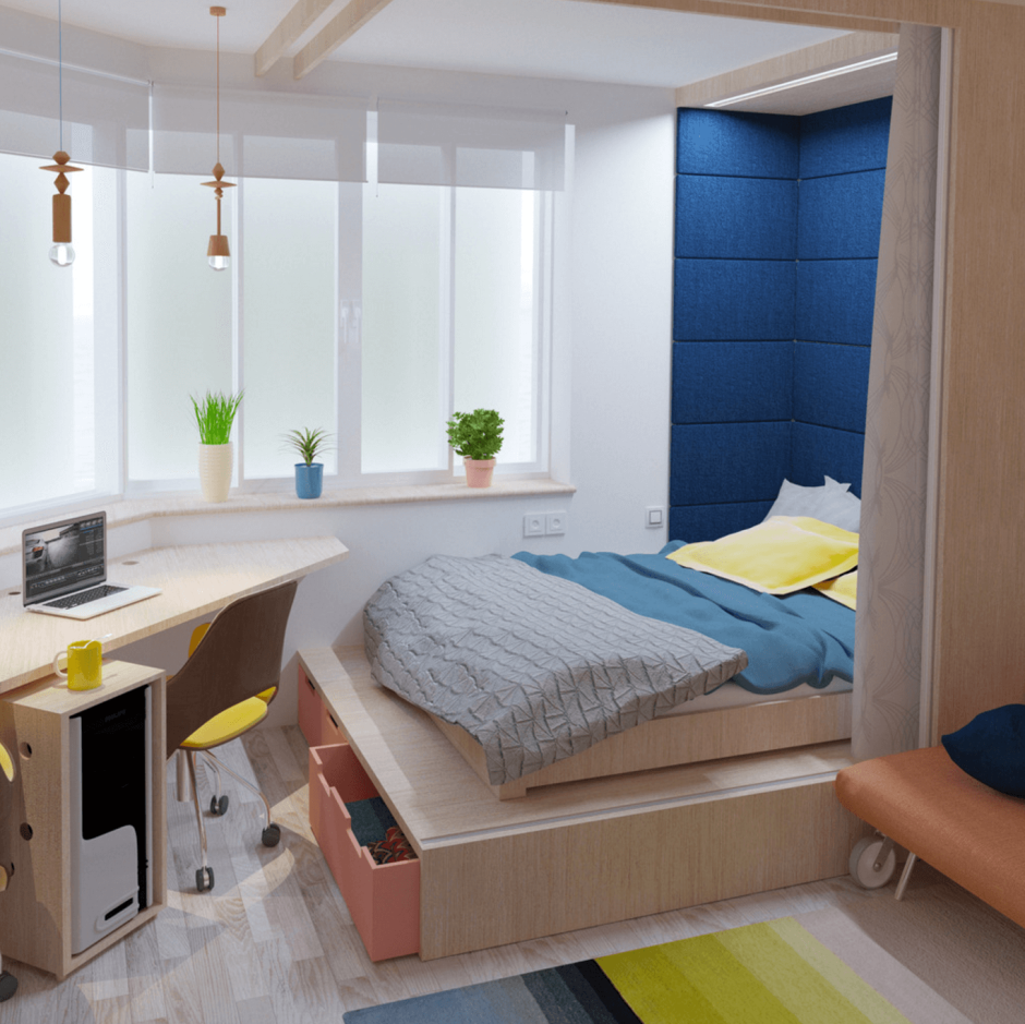 Выдвижная кровать подиум икеа