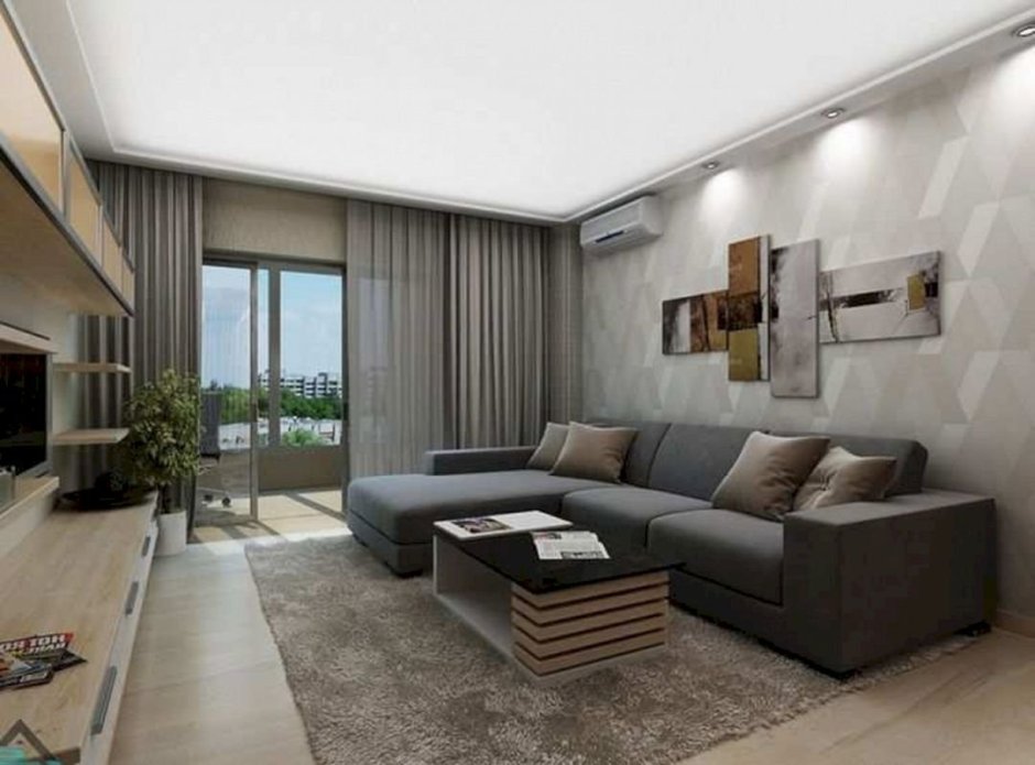 Дизайнерский интерьер гостиной