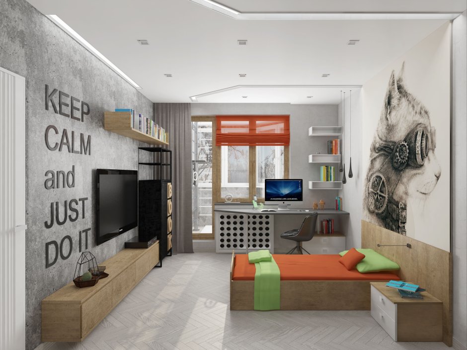 Письменный стол у окна