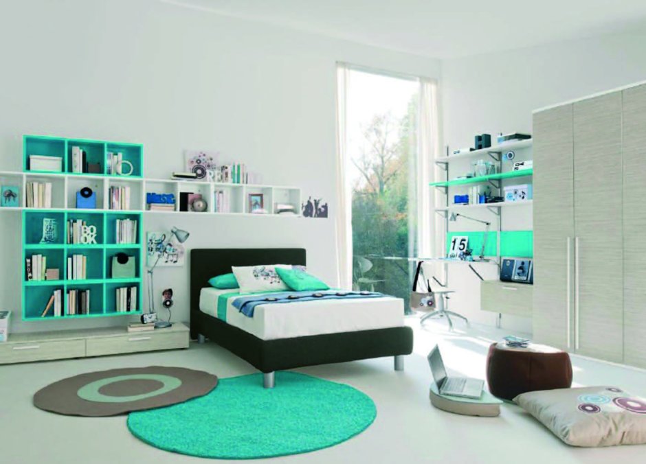 Комната в стиле Модерн для подростка девочки
